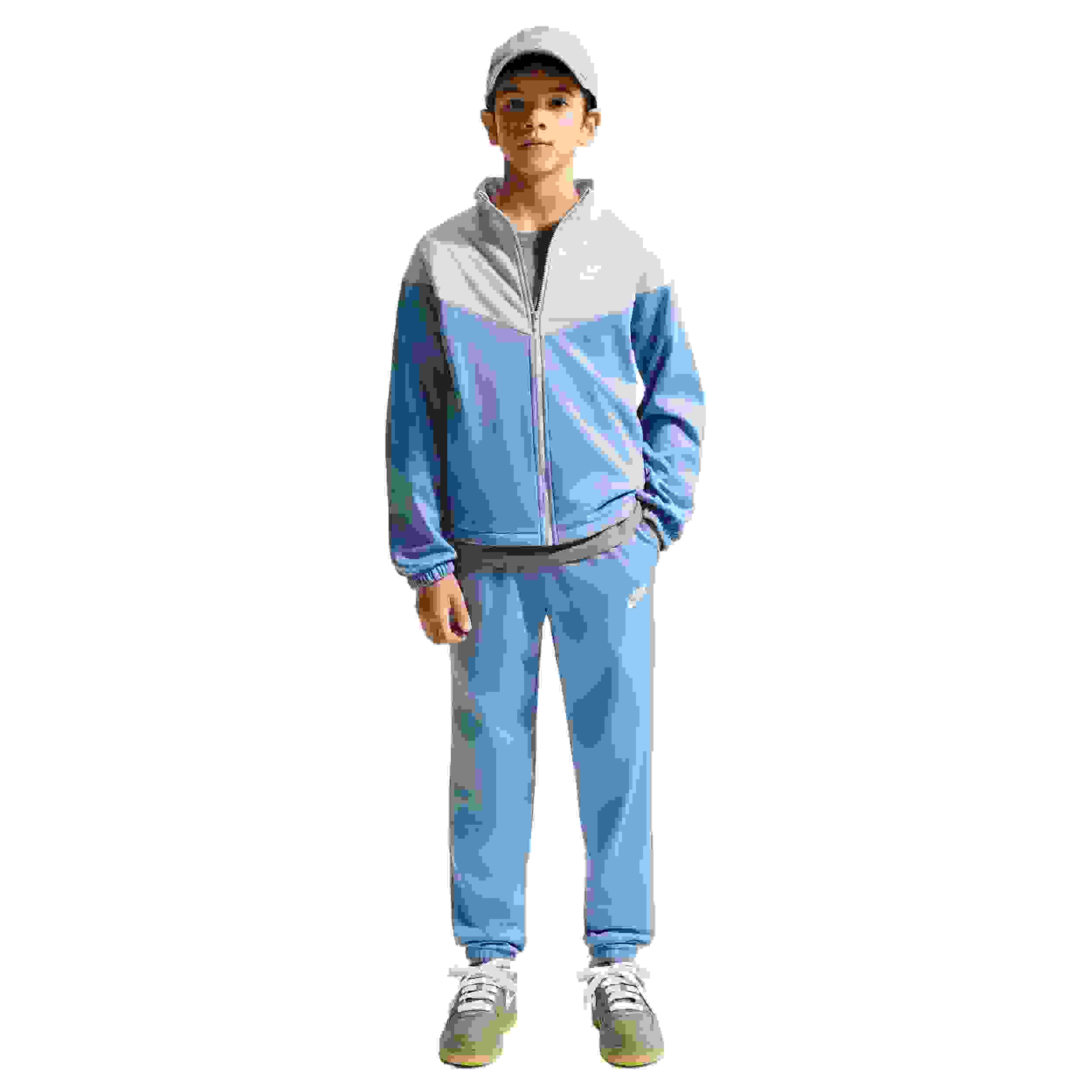 Nike Sportswear Dri-FIT Big Kids' Blue Track Suit